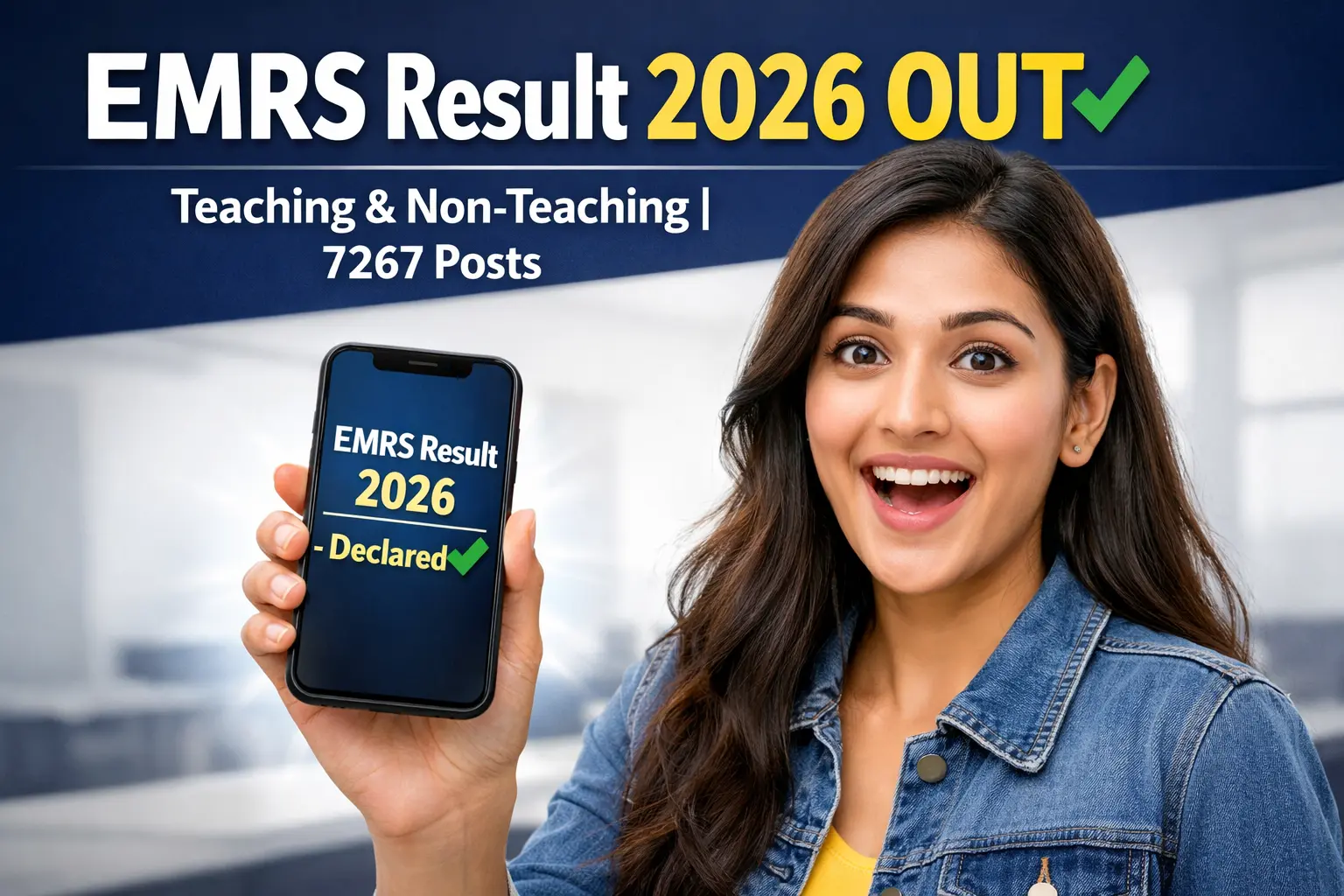 EMRS Result, EMRS Teaching & Non-Teaching Result 2026 जारी – यहां से करें तुरंत चेक