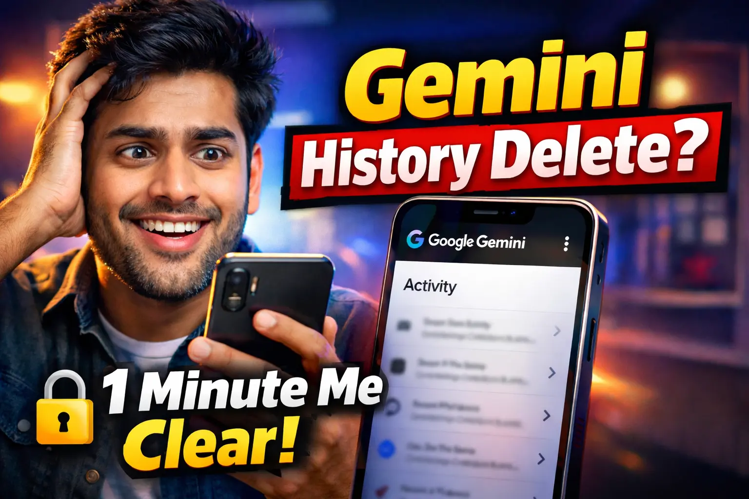 How to Delete Gemini Search History: Gemini Search History Kaise Delete Kare (2026 Guide)