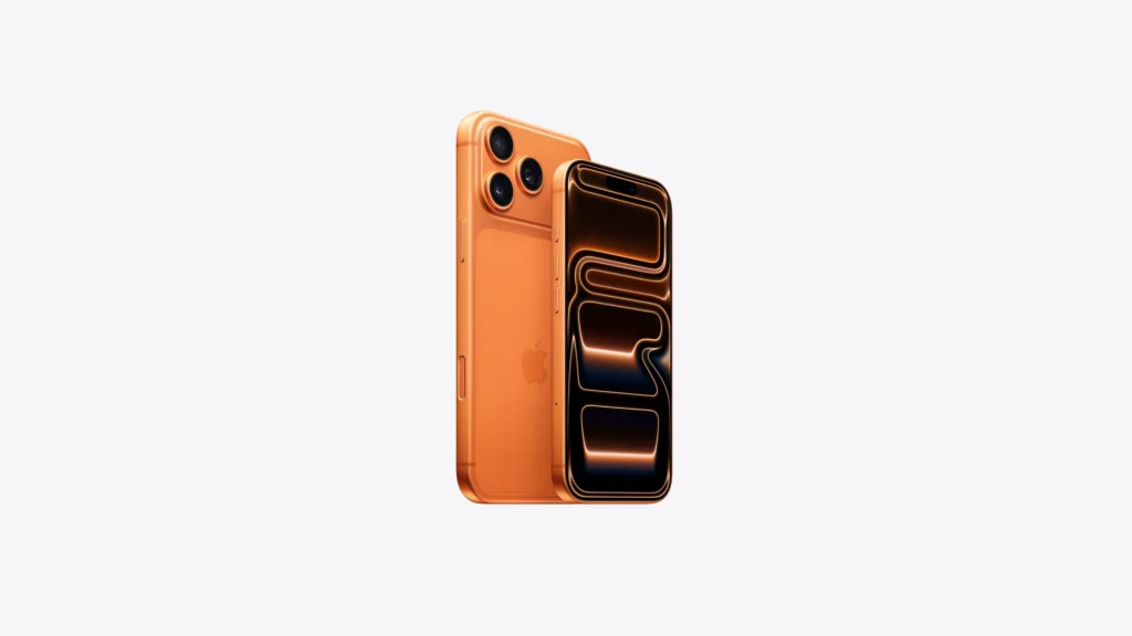 Apple iPhone 17 Pro equipped with advanced A19 Pro processor built on 3nm architecture delivering faster performance, improved power efficiency and smooth gaming experience.