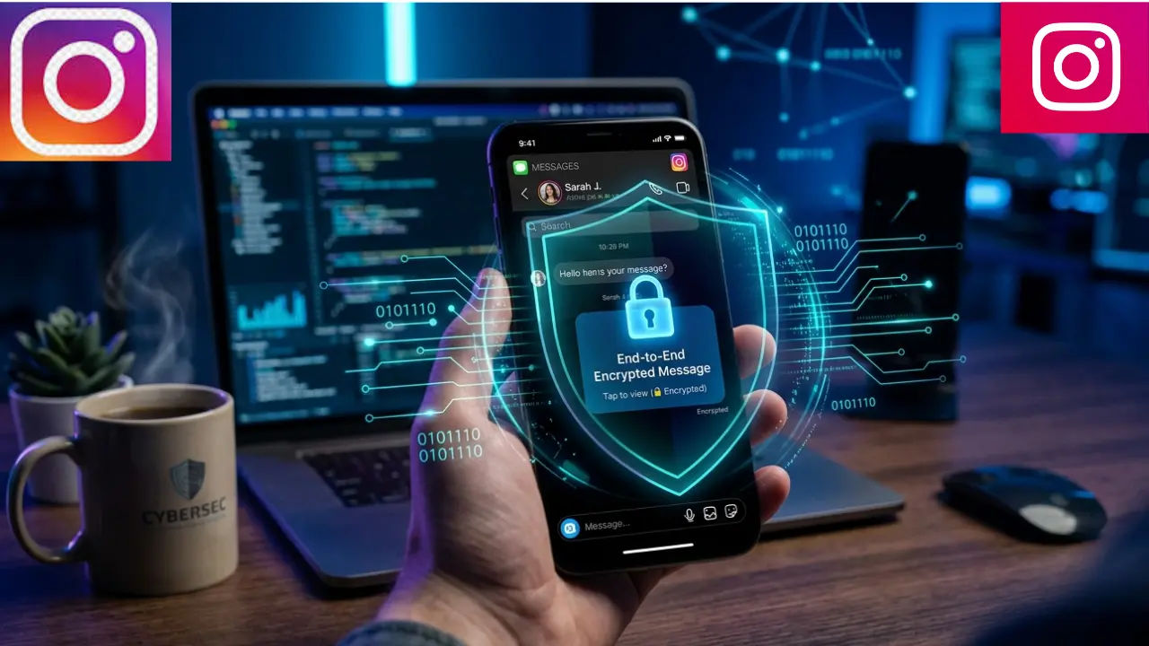 instagram encrypted messages kya hai secure instagram chat encryption concept