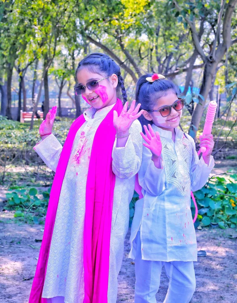 Kids Playing Holi 2026