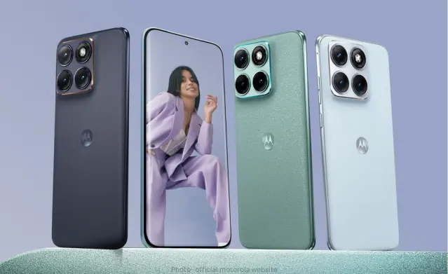 motorola edge 70 fusion smartphone premium design front and back view