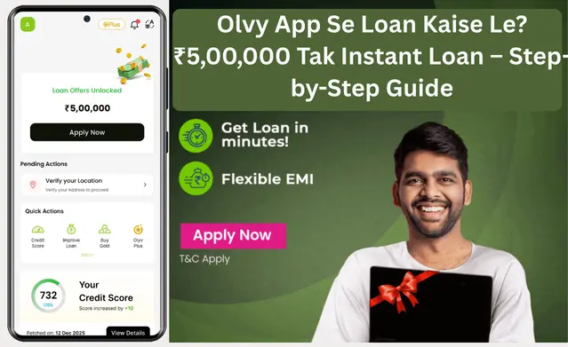 olvy app se loan kaise le ₹50000 tak instant loan process step by step