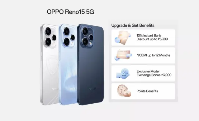 oppo latest phone 2026 price OPPO Reno15 5G smartphone design