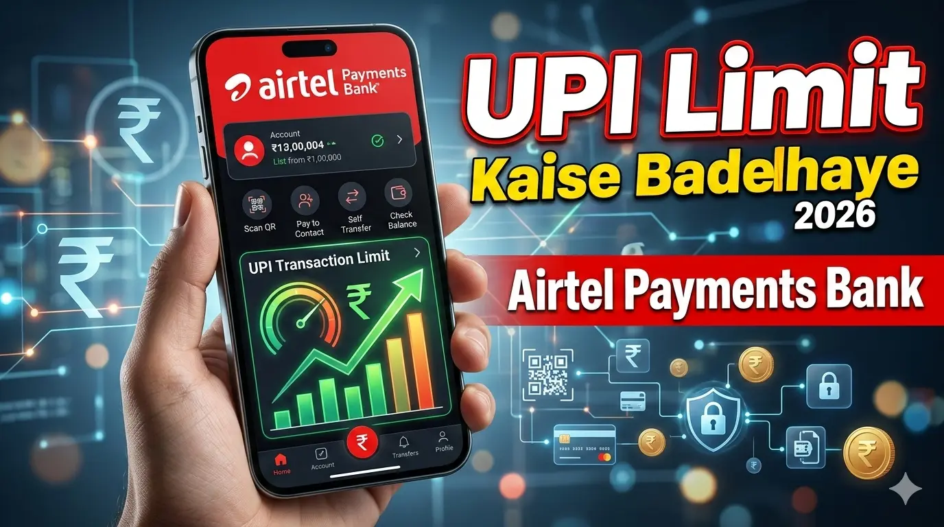 airtel payment bank me upi limit kaise badhaye 2026 guide