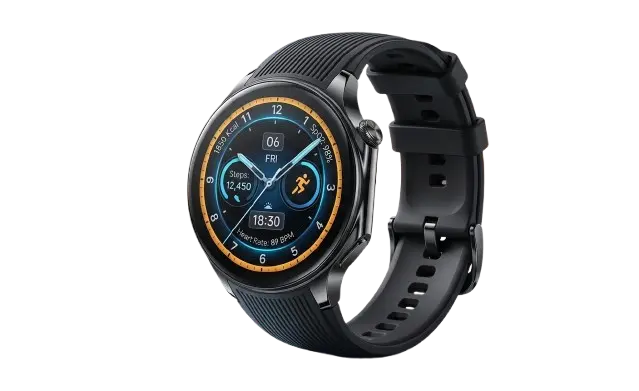 Oppo Watch X3 premium smartwatch with AMOLED display showing health stats and time, preview of oppo watch x3 price in india and features