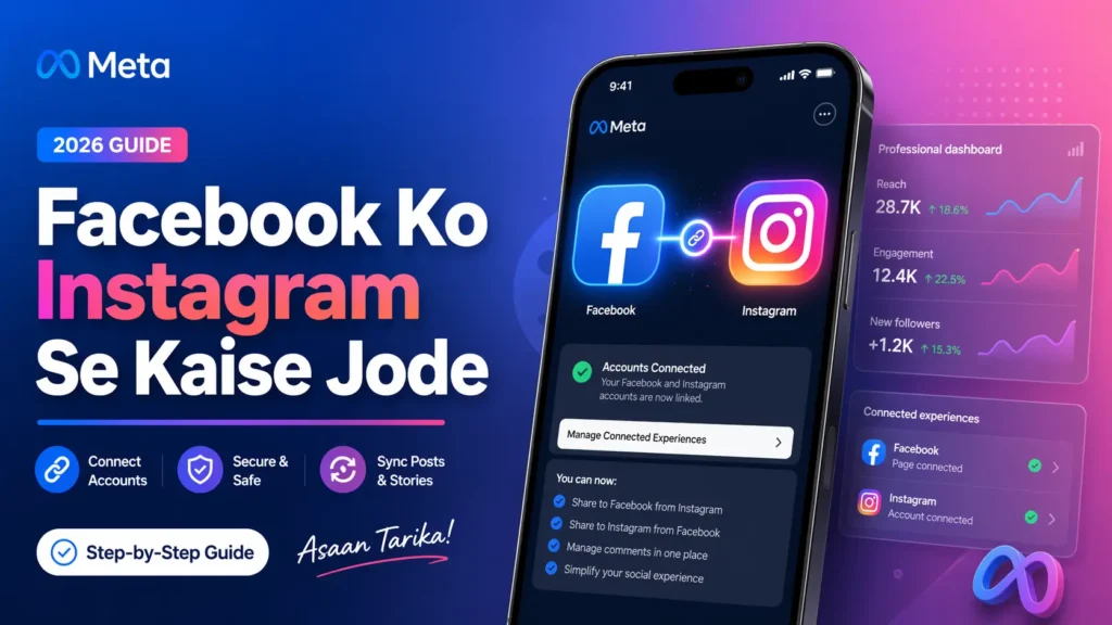 facebook ko instagram se kaise jode in 2026 step by step guide for India