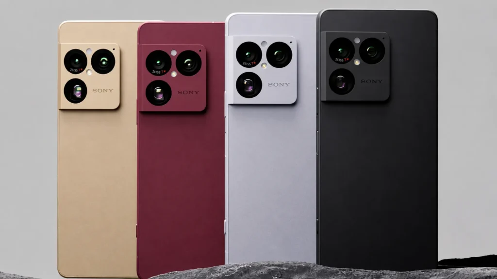 Sony Xperia 1 VIII premium flagship smartphone with AI camera, OLED display and Snapdragon processor